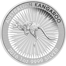 Australian Silver 1 Oz. Silver Kangaroo 2016