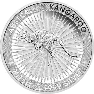 Australian Silver 1 Oz. Silver Kangaroo 2016