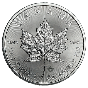 Canadian Silver Maple Leaf 1 Oz Common Date