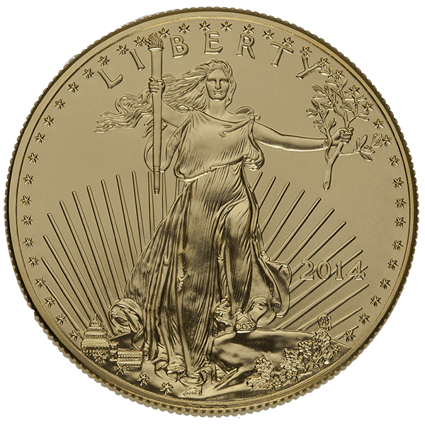 American Gold Eagle 1 Oz Common Date