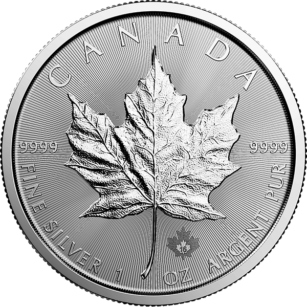 Canadian Silver Maple Leaf 1 Oz 2016