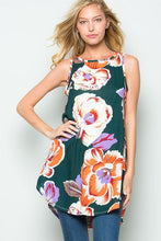 Aloha Floral Sleeveless Tunic