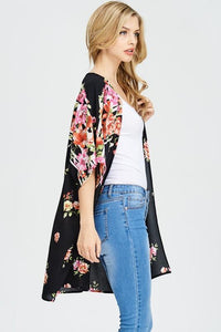 Beach Breeze Floral Kimono