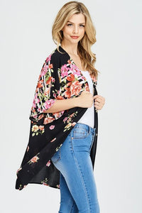 Beach Breeze Floral Kimono