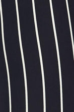 Black/White Pinstripe Print Leggings