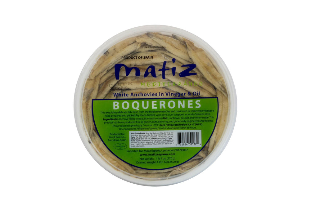 Boquerone White Anchovies, Spain 4/ 500 Gr