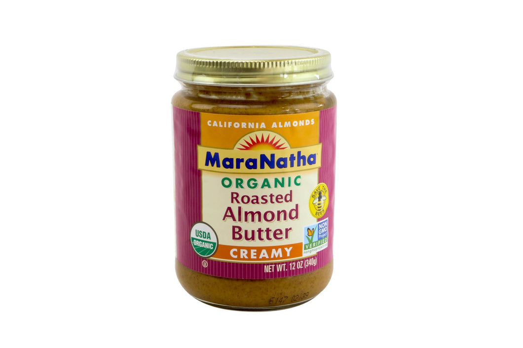 Almond Butter Natural Organic 6/12 Oz