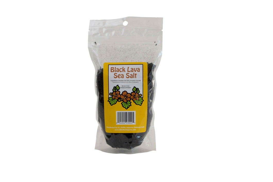 Black Lava Seasalt, Hawaii 12Oz